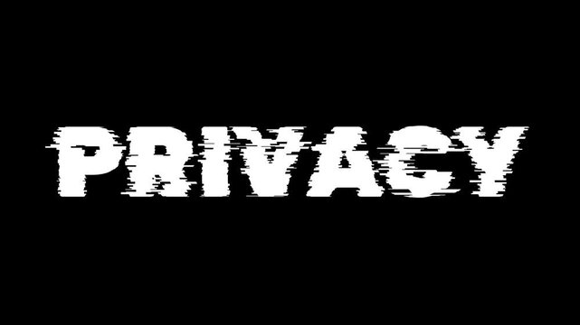 Blurred privacy and blinking privacy