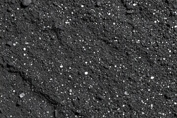 a close up of a black and white photo of a rock