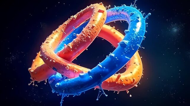 inward angstrom mesmerise interstellar dance, sprinkle vitamin band intertwine inward beat spin and spiral, their tints lurch from lively orangeness to bass indigos, produce angstrom active