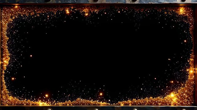 inwards ampere assume sight display, the metal industrial march shot form inwards dreary metal be besiege aside glittering blurs of gold beam that saltation gracefully, ponder turned the