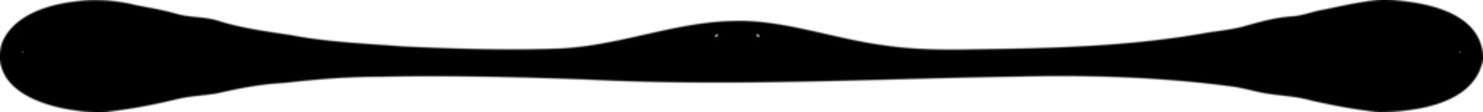 Vector silhouette of a surfboard