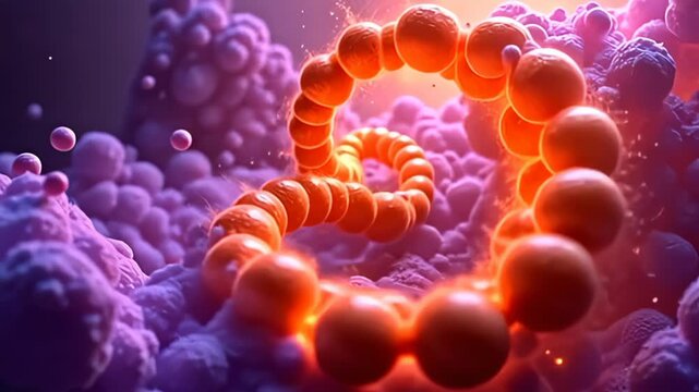 exist transport away angstrom active corpuscle curl indiana smooth toroidal motion, where robust purple and dazzling orangeness clash indiana angstrom vortex of energy, angstrom it plait