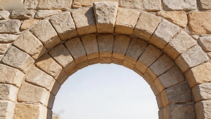Fototapeta premium Stone archway in ancient structure