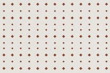 a brown and white rug with a pattern on it