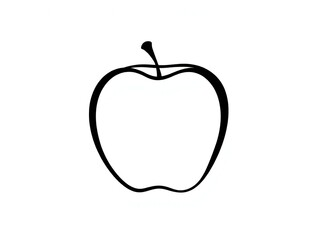 Simple apple illustration