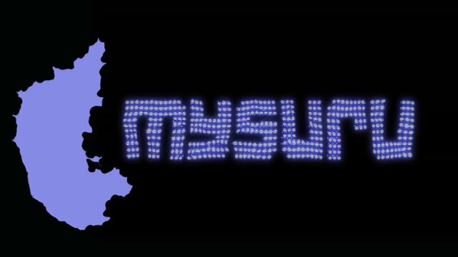 Mysuru screen rendered in Adobe AE