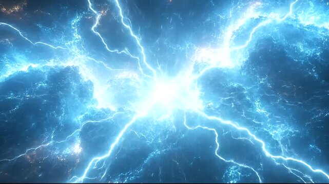 Electric Storm Illuminating Cosmic Background