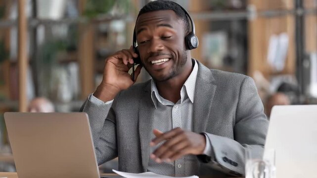 Man team leader shares insights on enhancing flexibility in a collaborative work environment during a meeting, showcasing effective communication skills