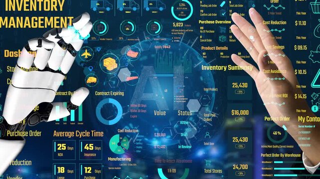 AI manages inventory dashboards through virtual assistant analytics, smart tracking systems, and artificial intelligence for warehouse and procurement efficiency. Thunk