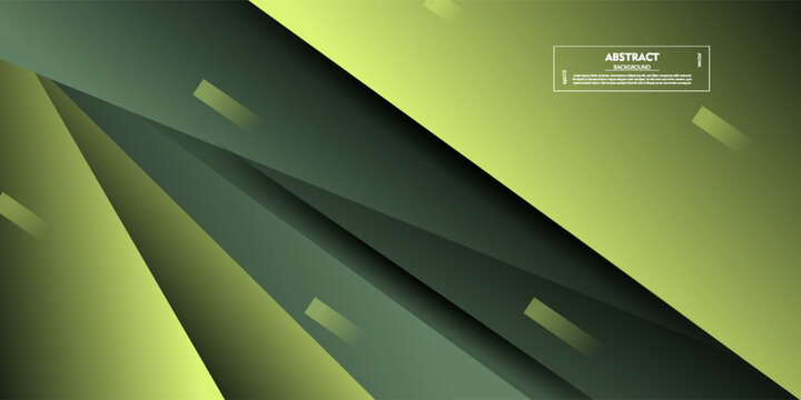 Premium abstract background with green overlay and dynamic shadows. Vector background for wallpaper. Eps10