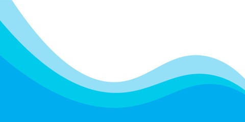 A professional, clean background featuring flowing blue waves and curved shapes on a white background, bener