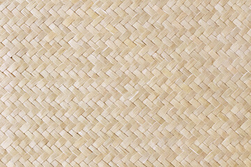 Pattern of reed weaving mat with vintage style for background and design art work.