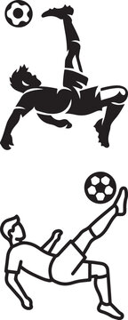 Soccer Bicycle Kick Icon