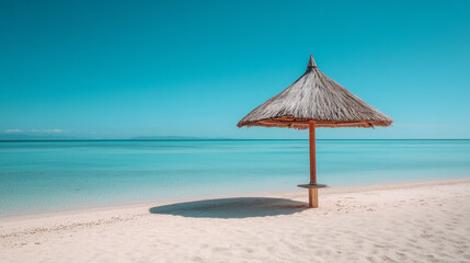 Fototapeta premium umbrella and beach