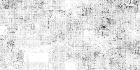 Obraz premium Rough textured surface with fine dots, black and white grunge background for creative design