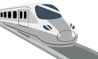 Modern High Speed Passenger Train. suitable for travel, transportation, and technology related themes