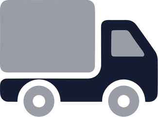 Flat Design Detailed Delivery Truck Transportation Logistics Illustration