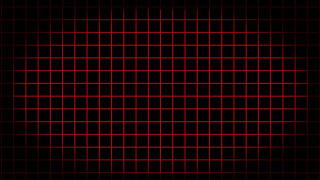 square red grid moving upward animation on black background