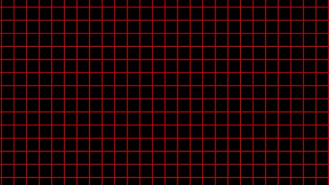 square red grid moving upward animation on black background