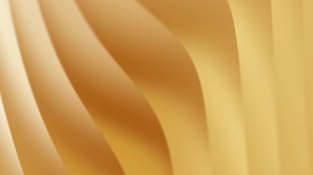 Elegant Curved Gold Layers in Warm Earth Tones. Warm. flowing layers create a serene and elegant visual effect. perfect for abstract design elements.