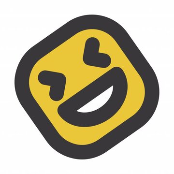 ROTFL animation icon for social media, presentations, videos, websites. Alpha Channel