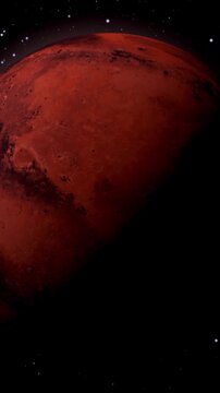 Martian Surface High Resolution Red Planet Space Exploration Astronomy Cosmos Universe 4 K Cinematic Background Dramatic Atmosphere Detailed Texture Rocky Terrain Crater Landscape Sci Fi Fantasy