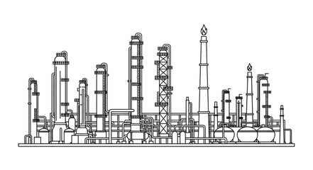 Industrial Factory Facility Plant.
