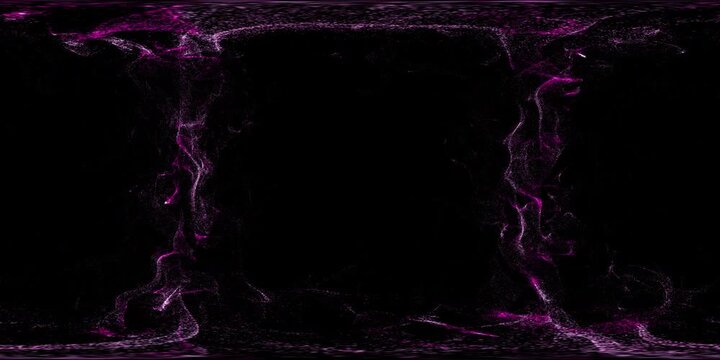 Nebula Space Particle Background 01 red &ndash; 360&deg; VR Seamless Loop