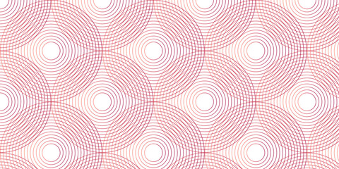 Fototapeta premium seamless pattern with circles repeat textile wave creative geometric overlapping pattern. fabric cloth grid overlap ocean floral vintage texture background.