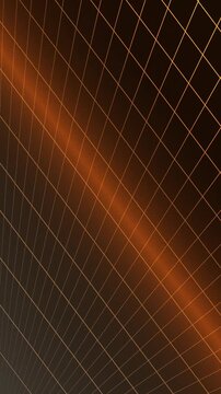 Abstract Grid - A Dynamic Visualization of Interconnected Lines and Light.