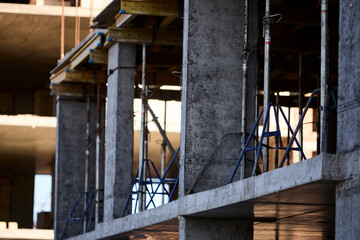 Construction of modern residential complex © Roman