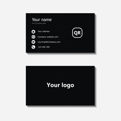 Obraz premium Business card design template, Clean professional business card template, visiting card, business card 