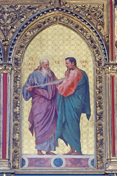 Saints Bartholomew and Philip, iconostasis in the Greek Catholic