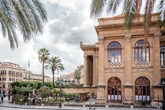 Teatro Politeama Garibaldi Palermo Sicily Historic Theater