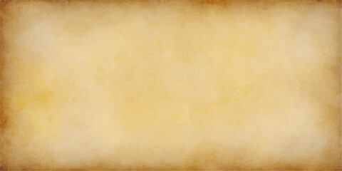 Obraz premium A blank vintage parchment sheet features a stained and aged brown texture with a grungy sepia pattern, creating an antique retro background that evokes an ancient worn paper design