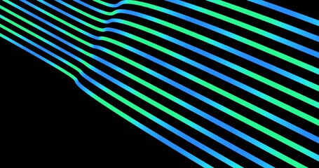 Naklejka premium Abstract Glowing Gradient Curved Lines Background, Futuristic Technology Light Design
