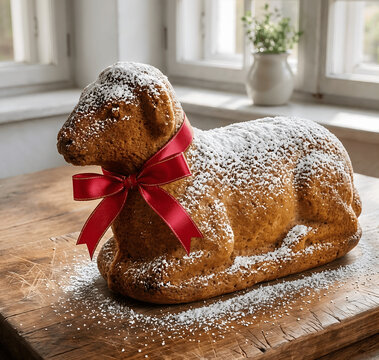 Easter Lamb Cake, Festive Holiday Baking 