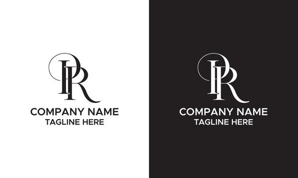 RP logo letter design on luxury background. PR logo monogram initials letter concept. RP icon logo design. PR elegant and Professional letter icon design on black background. R P RP PR