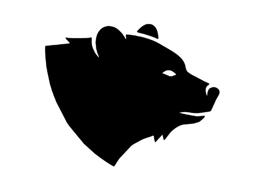 Minimalist visual representation of global predators and majestic animals in an elegant deep black style