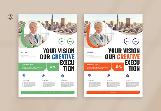 Bold Corporate Flyer Template