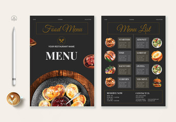 Food Menu Flyer Design