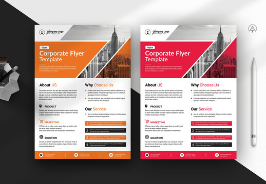 Digital Corporate Flyer Template