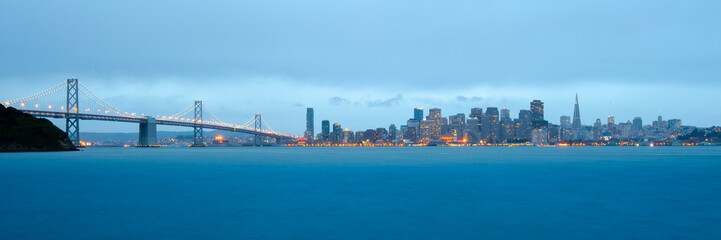 San Francisco City Skyline, Financial District. San Francisco, California, USA