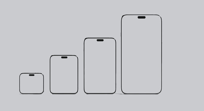 smartphone size comparison, different phone sizes