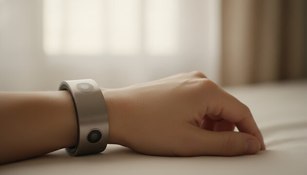 Smart wearable stress tracker on wrist for health monitoring indoors