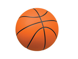 Fototapeta premium Basketball ball icon 3D render illustration