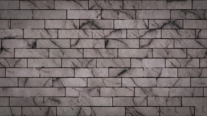 Obraz premium Destroyed wall brick texture on isolated background. Material grunged rocks overlays textured.