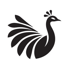 Fototapeta premium Peacock Symbol of Beauty Pride and Grace illustration concept design set collection