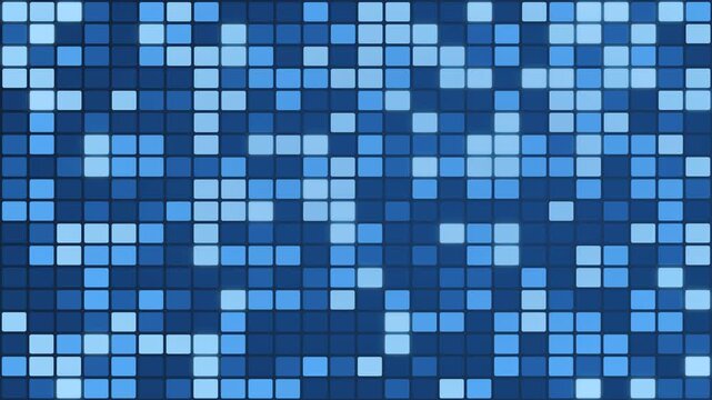 Abstract Digital Heatmap Data Fragmentation Field. Futuristic Analytics Background Loop