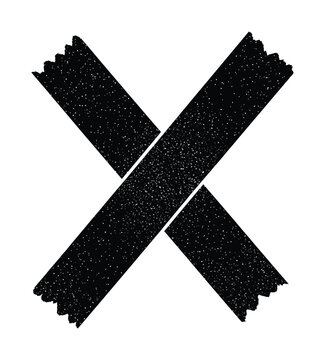 Bold vector featuring a rugged and textured cross.